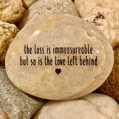 The Loss Is Immeasurable, Words For Sympathy Card, Sympathy Card Sayings, Words Of Sympathy, Sympathy Card Messages, Inspirational Rocks, Sympathy Messages, Condolence Messages, Sympathy Quotes