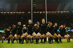 the new zealand rugby team perform their haka