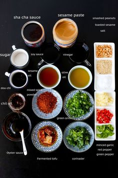 Hot pot , the sauces I usually prepare for a large family hot pot party | chinasichuanfood.com Hot Pot Party, Korean Hot Pot At Home, Hot Pot Essentials, Hotpot Ingredients List, Korean Food Hot Pot, Hot Pot Ingredients, Japanese Hot Pot Shabu Shabu