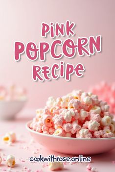 This pink popcorn is a sweet, colorful treat that’s perfect for parties, movie nights, or just a fun snack!