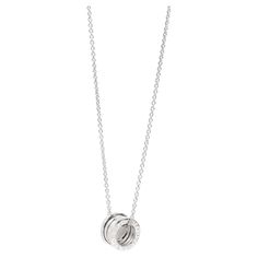 Bulgari 18ct White Gold B.Zero1 Necklace Brand- Bulgari Model- B.zero1 Necklace Product Type- Pendant Material(s)- 18ct White Gold Chain Length- 40.5cm Pendant Length- 1.5cm Pendant Width- 0.9cm Total Weight- 11.7g Condition Rating- Excellent Condition Notes- An item rated as excellent exhibits minimal to light signs of use. Necklace Brands, White Gold Chains, Lighted Signs, Chain Lengths, Gold Chains, Jewelry Necklace Pendant, White Gold, Jewelry Necklaces, Signs