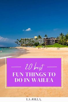 A scenic beachfront view of Wailea, showcasing the clear sky, sandy shore, and palm trees by the ocean. Maui Travel Guide, Island To Visit, Hawaii Trip Planning, Things To Do In Maui, Wailea Maui, Wailea Beach, Maui Travel, Hawaii Trip, Free Beach