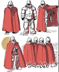 several different types of armor are shown in this drawing