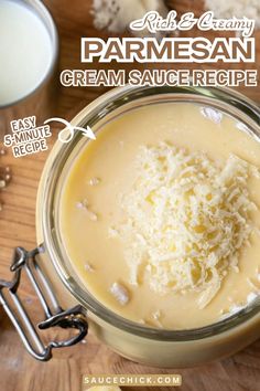 Parmesan Cream Sauce Recipe Cream Sauce With Evaporated Milk, Cream Sauce For Pasta With Milk, Parmesan Cream Sauce Pasta, Cream Sauce For Fish, Pasta With Milk, Parmesan Cream Sauce Recipe, Pasta Cream Sauce, Sauce For Scallops, Parmesan Pasta Sauce