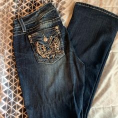 Mid Rise Great Condition Miss Me Jeans, Jeans Color, Fancy Dresses, Miss Me, Colored Jeans, Jeans And Boots, Boot Cut, Mid Rise, Color Blue