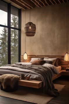 Chambre cosy : guide pour créer une pièce apaisante - blog déco Vibrant Living Room, Small Bedroom Designs, Sanctuary Bedroom, Bedroom Decor Cozy, 아파트 인테리어, Modern Bedroom Decor, Dreamy Bedrooms, Small Room Bedroom, Master Bedrooms Decor