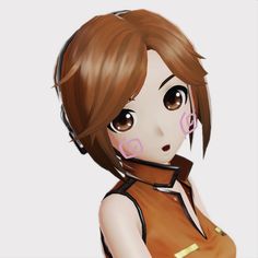 Meiko Vocaloid, Color Coding, Facial