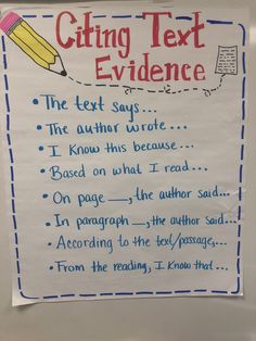 a close up of a piece of paper with writing on it that says, editing text evidence