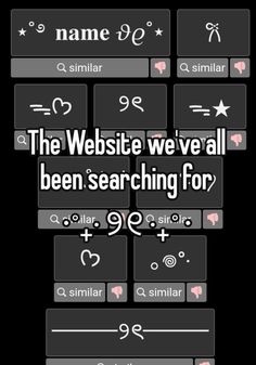 Ok Aesthetic, Websites To Go On When Bored, Writing Apps, Fun Websites, Kawaii Grunge, Cool Text Symbols, Cute Bios, Aesthetic Usernames, Cute Text Symbols