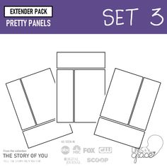 the paper pack includes three different sized boxes