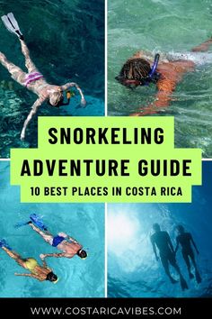 the best places in costa rica for snorkeling and swimming, including water sports