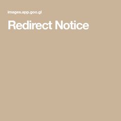 the words redirect notice are written in white on a beige background with an image of