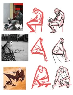 More on shapes Rad Sechrist, رسم كاريكاتير, Drawing Exercises, Gesture Drawing, Drawing Skills, Character Design References