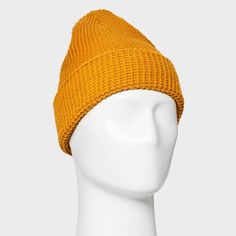 Add a stylish touch of cozy texture to your ensembles with this Recycled Polyester Waffle Knit Beanie from Goodfellow & Co™. Made from recycled polyester fabric with a double-layered knit construction, this waffle beanie provides a comfortable fit for all-day wear, and the pull-on style makes it easy to put on or take off. Goodfellow & Co™: Feel good in what you wear, anywhere. Fur Trapper, Fur Trapper Hat, Straw Panama Hat, Straw Visor, Cozy Texture, Trapper Hats, Recycled Polyester Fabric, Visor Hats, Paper Straws