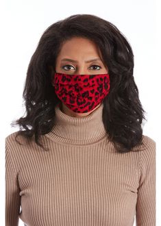 Red Print Mask 3 Pack  ~ Who knew face masks would be the latest fashion accessory?  This set of three Red Print Masks include a Red Animal Print Mask, a Red Zebra Print Mask, and a Colorful Red Mask.  These Print Masks lets you confidently coordinate your look while being considerate of others. | Red Mask | Cute Red Mask | Adult Face Mask | Face Mask Women | Being Considerate, Proper Clothing, Red Zebra Print, Airplane Outfit, Traveling Outfits, Red Animal Print