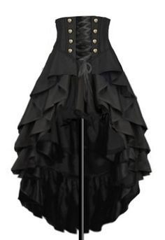 Steampunk Skirt Design by Amber Middaugh Steampunk Skirt, Old Fashion Dresses, Rock Design, Gothic Outfits, Goth Outfits, Fantasy Fashion, Cosplay Outfits, Edgy Outfits