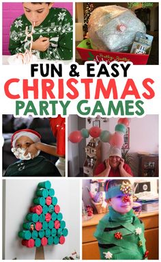 fun and easy christmas party games for kids to play in the house or at home