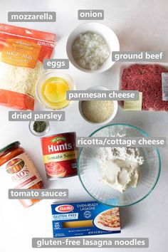 the ingredients needed to make this recipe are shown