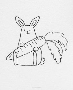 a drawing of a squirrel holding a ruler