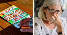 a woman sitting at a table with a book in her hand and an image of a game on the table