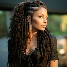 Faux Locs Hairstyles, Braided Cornrow Hairstyles, Dread Hairstyles, Raw Hair, Cornrow Hairstyles, Braid Hairstyles, Locs Hairstyles, Goddess Braids, Braids For Short Hair