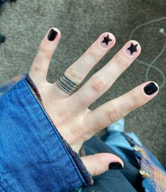 Mens Nails, Punk Nails, Grunge Nails, Pretty Gel Nails, Star Nails, Funky Nails, Dope Nails, Swag Nails, Simple Nails