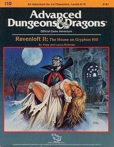 an advertisement for the video game, advanced dungeonss and dragon's by raynoff