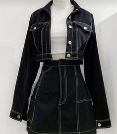 Mode Zara, Korean Casual Outfits, Easy Trendy Outfits, Mode Inspo, Kpop Fashion Outfits, Fashion Design Clothes, Really Cute Outfits, Teenage Fashion Outfits, Edgy Outfits