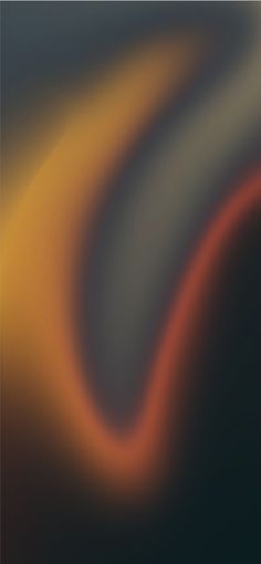 an orange and yellow swirl on a black background