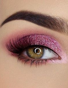 Makeup Cantik, Evening Eye Makeup, Eye Makeup Images, Wedding Eye Makeup, Gold Eye Makeup, Prom Eye Makeup, Pink Eye Makeup, Cute Eye Makeup, Make Up Inspiration