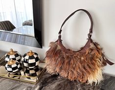 -Natural handmade sheepskin bag, 35.cm.25.cm.1.1.ft,0.9.ft  -Completely natural, real and odorless. Colors.   -Express shipping.color.camel Thanks for visiting our shop. Hope we can help you find perfect decoration. All of our sheepskins are real, natural, odorless and soft. They are all selected and processed carefully. Luxury Everyday Sheepskin Bags, Everyday Use Brown Sheepskin Bag, Brown Sheepskin Shoulder Bag For Everyday Use, Classic Leather Tote, Christmas Bags, Personalized Leather, Classic Leather, Leather Tote, Leather Shoulder Bag