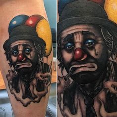 Sad Clown Tattoo. There are any references about Sad Clown Tattoo in here. you can look below. I hope this article about Sad Clown Tattoo can be useful for you. Please remember that this article is for reference purposes only. #sad #clown #tattoo Clown Face Tattoo, Tattoo Mistakes, George Miller, Nerd Tattoo, Clown Face, Clown Tattoo, C Tattoo, Clown Mask, Tattoo For Son