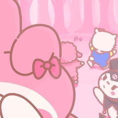 an image of hello kitty and other characters