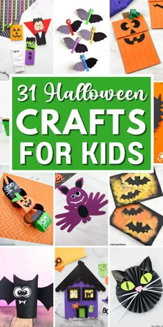 Looking for fun DIY Halloween craft ideas, then check out these Halloween crafts for kids. From adorable monster crafts, and ghost crafts to bat crafts and scarecrow crafts, these easy Halloween activities provide hours of entertainment. Create mini haunted houses, craft playful skeletons, and adorn your space with Boo-tiful handmade DIY Halloween decorations that showcase your kids' artistic talents. Check out these Halloween party crafts that inspire laughter and creative expression. Diy Halloween Crafts For Kids, Easy Halloween Crafts For Kids, Diy Halloween Crafts, Halloween Craft Ideas, Halloween Class Party, Ghost Crafts, Halloween Decorations For Kids