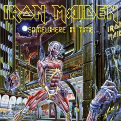 the cover art for iron maiden's somewhere in time