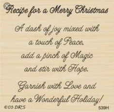 a christmas card with the words merry christmas written in cursive writing on it