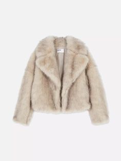 Rita Ora Cropped Faux Fur Coat | Primark Cropped Faux Fur Coat, Fur Coat Vintage, Concept Clothing, Coat Outfit, Long Coat Women, Rita Ora, Stockholm Fashion, Stylish Jackets, Red Outfit