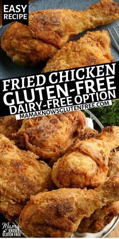 fried chicken gluten - free dairy - free option is shown in this recipe