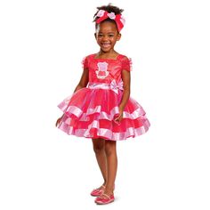 PRICES MAY VARY. OFFICIALLY LICENSED PEPPA COSTUMES FOR KIDS - This Peppa pig halloween costume will have your little one having a blast! AUTHENTIC PEPPA PIG COSTUMES - Includes a red dress featuring pink glitter ruffle sleeves, red tutu skirt with puffy vinyl Peppa patch and detachable tail COMFY PEPPA PIG DRESS FOR TODDLERS - This Peppa Pig Tutu includes a headband with bow, and is made of soft, safe material to wear at home or with friends SHOW INSPIRED PEPPA PIG COSTUMES - Don't wait until H Peppa Pig Halloween Costume, Peppa Pig Costume, Pig Halloween Costume, Peppa Pig Outfit, Peppa Pig Dress, Red Tutu Skirt, Pig Costumes, Pig Dress, Red Tutu