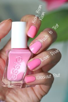 Essie Nail Colors, Cute Pink Nails, Spring Nail Colors, Nail Polish Swatches, Essie Nail Polish, Essie Nail, Pink Nail, Fabulous Nails, Beautiful Nail Art