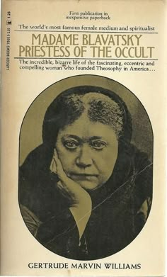 the front cover of madam blattsky's pressess of the occult