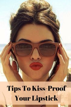 Who doesn’t want their #lipstick to last forever, but as distant a dream this may be, you can certainly make it last longer than usual. Kiss-proof (or #smudgeproof) lips come handy not only on a date night. Here some easy, kiss-proof #lipsticktips to ensure that your fav lippy survives a meal and a few drinks and still go on to make you look fabulous. Styl Indie, Facial Yoga, Ray Ban Sunglasses Sale, Style Indie, Estilo Indie, Ray Ban Wayfarer, Cheap Ray Bans, نظارات شمسية, Ray Ban Outlet