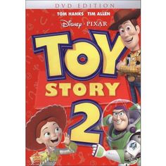 the toy story 2 dvd is shown