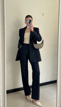 Business Formal Outfit, Corporate Attire Women, Classy Business Outfits, Business Attire Women, Blazer Outfits For Women, Corporate Attire, בר מצווה