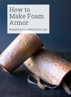 Learn how to create your own Roman Centurion armor using simple household foam. Follow our guide and transform into Rory Williams from Doctor Who with DIY forearm bracers and shin guards. Click for a detailed walkthrough and patterns. Diy Roman Armor, Homemade Armor, Armor Diy, Diy Leather Armor, Bracers Diy, Cosplay Armor Tutorial, Forearm Armor, Armor Tutorial, How To Make Foam