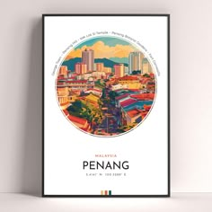 a poster with the words penang on it