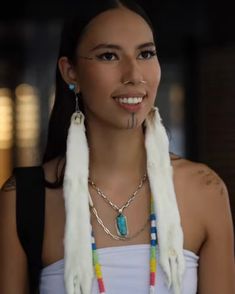 Love the native accessories ♥️ @quannah.rose #quannahchasinghorse #native #img #model #protector | Instagram Quannah Rose, Native Accessories, Native American History, Yesterday And Today, Magpie, American History, Nativity