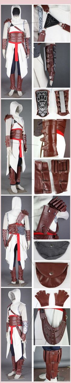 Assassin's Creed Assasin Cosplay Costume Assassins Creed Movie, Assassins Creed Hoodie, Diy Fantasia, Anime Tv Series, Assassins Creed 2, Cosplay Idea