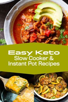 easy keto slow cooker and instant pot recipes