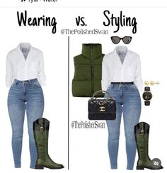 Styling Vs Wearing, Wearing Vs Styling, Wearing Vs Styling Outfits, Real Estate Outfits For Women, Date Night Dinner Outfit, Real Estate Outfits, New Look Fashion, Winter Fashion Outfits Casual, Fall Outfit Ideas